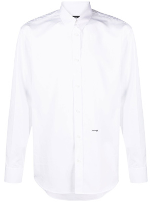 

Logo-detail button-up shirt, Dsquared2 Logo-detail button-up shirt