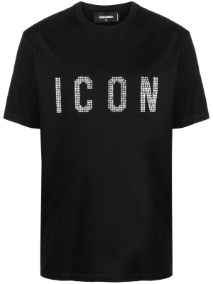 

Icon studded T-shirt, Dsquared2 Icon studded T-shirt