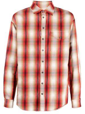 

Checked long-sleeve shirt, Dsquared2 Checked long-sleeve shirt