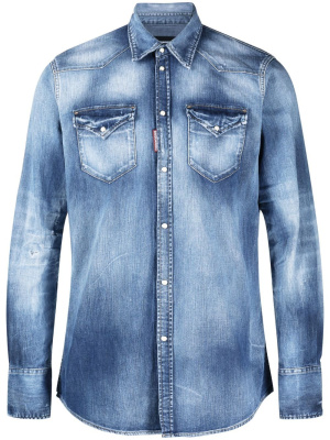 

Light wash long-sleeve shirt, Dsquared2 Light wash long-sleeve shirt