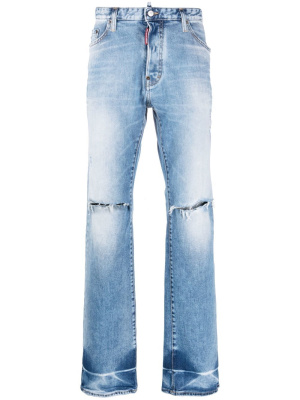 

Straight-leg ripped jeans, Dsquared2 Straight-leg ripped jeans