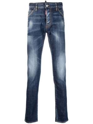 

Bleached slim-fit jeans, Dsquared2 Bleached slim-fit jeans