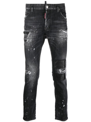 

Distressed-finish denim jeans, Dsquared2 Distressed-finish denim jeans