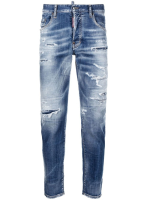 

Ripped slim-fit jeans, Dsquared2 Ripped slim-fit jeans