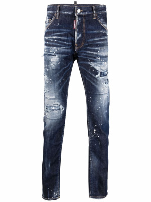 

Distressed ripped skinny jeans, Dsquared2 Distressed ripped skinny jeans