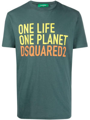 

Slogan-print cotton T-shirt, Dsquared2 Slogan-print cotton T-shirt