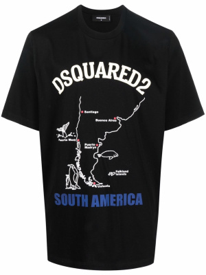 

Logo-print short-sleeve T-shirt, Dsquared2 Logo-print short-sleeve T-shirt