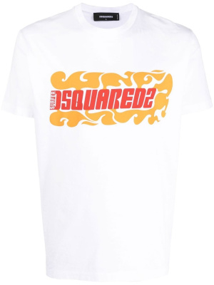 

Logo-print cotton T-shirt, Dsquared2 Logo-print cotton T-shirt