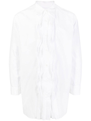 

Broad Frill long-sleeve shirt, Yohji Yamamoto Broad Frill long-sleeve shirt