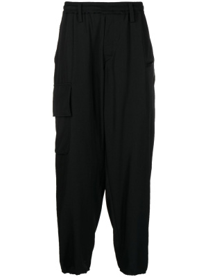 

Elasticated-waistband cargo trousers, Yohji Yamamoto Elasticated-waistband cargo trousers