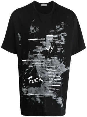 

Pigment cotton T-shirt, Yohji Yamamoto Pigment cotton T-shirt