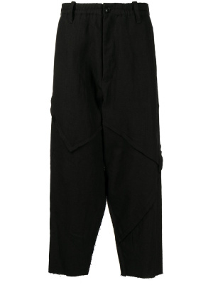 

Drop-crotch cropped trousers, Yohji Yamamoto Drop-crotch cropped trousers