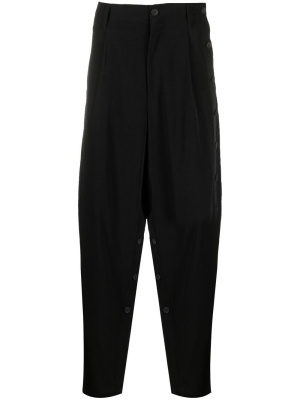 

Drop-crotch linen trousers, Yohji Yamamoto Drop-crotch linen trousers