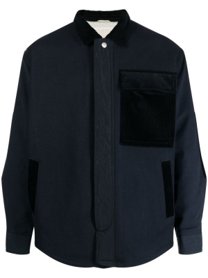 

Corduroy-detail shirt jacket, Emporio Armani Corduroy-detail shirt jacket