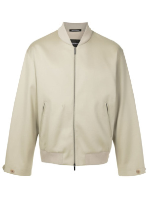 

Zip-up cotton bomber jacket, Emporio Armani Zip-up cotton bomber jacket