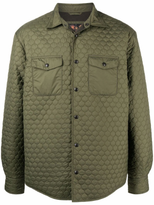 

Quilted shirt jacket, Emporio Armani Quilted shirt jacket