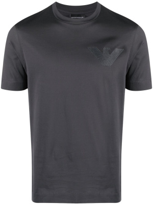 

Embroidered-logo cotton T-shirt, Emporio Armani Embroidered-logo cotton T-shirt