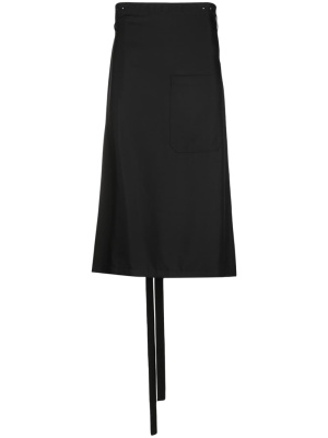 

Flared silk wrap, Yohji Yamamoto Flared silk wrap