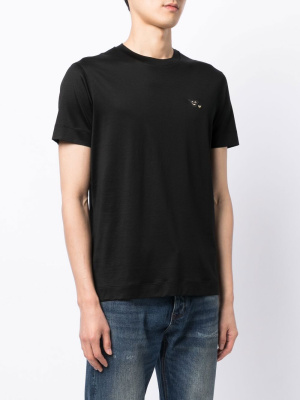 

Emoji brand-patch cotton T-shirt, Emporio Armani Emoji brand-patch cotton T-shirt