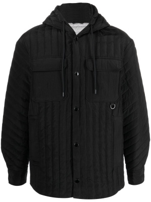 

Button-up hooded down jacket, Emporio Armani Button-up hooded down jacket