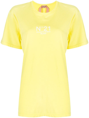 

Logo-print cotton T-shirt, Nº21 Logo-print cotton T-shirt