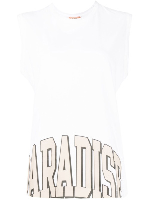 

Paradise-print tank top, Nº21 Paradise-print tank top