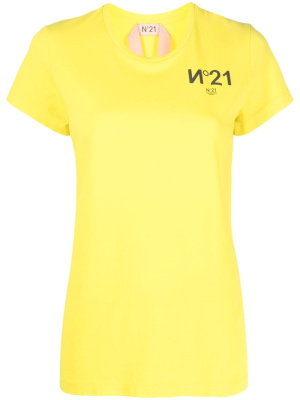

Logo-print cotton T-shirt, Nº21 Logo-print cotton T-shirt