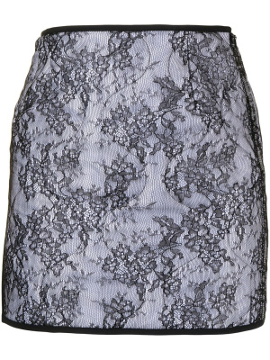 

Lace-overlay A-line skirt, Nº21 Lace-overlay A-line skirt