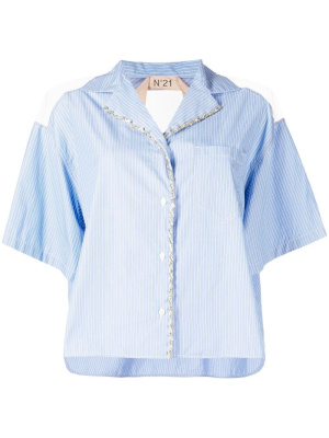 

Cut-out short-sleeve shirt, Nº21 Cut-out short-sleeve shirt