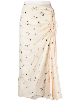 

Ruched floral-print skirt, Nº21 Ruched floral-print skirt