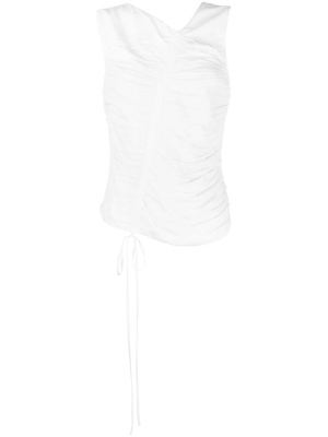 

Ruched-detail sleeveless blouse, Nº21 Ruched-detail sleeveless blouse