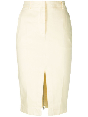 

Slit-detail midi skirt, Nº21 Slit-detail midi skirt