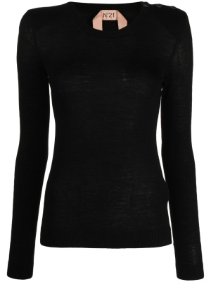

Round-neck virgin-wool jumper, Nº21 Round-neck virgin-wool jumper