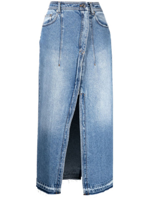 

Asymmetric denim skirt, Nº21 Asymmetric denim skirt