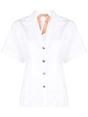 

Short-sleeve buttoned cotton shirt, Nº21 Short-sleeve buttoned cotton shirt