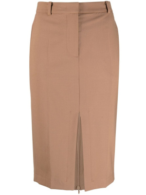 

Slit-detail pencil skirt, Nº21 Slit-detail pencil skirt