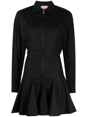 

Zip-front shirt dress, Nº21 Zip-front shirt dress