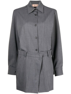 

Box-pleat shirt dress, Nº21 Box-pleat shirt dress