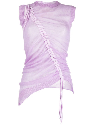 

Draped-design sleeveless top, Nº21 Draped-design sleeveless top