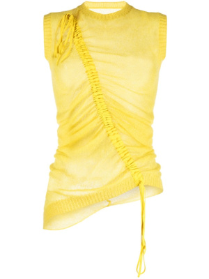 

Draped-design sleeveless top, Nº21 Draped-design sleeveless top