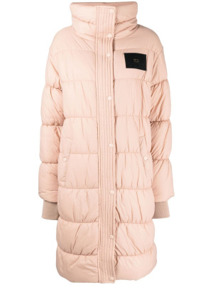 

Logo patch padded coat, Nº21 Logo patch padded coat