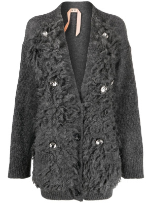 

Single-breasted knitted cardigan, Nº21 Single-breasted knitted cardigan