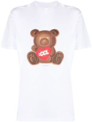 

Bear-print cotton T-shirt, CHOCOOLATE Bear-print cotton T-shirt