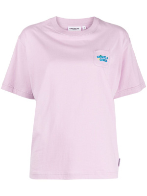 

Logo-embroidered cotton T-shirt, CHOCOOLATE Logo-embroidered cotton T-shirt