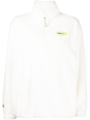 

Half-zip high neck jumper, CHOCOOLATE Half-zip high neck jumper
