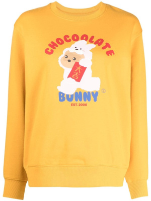 

Chocolate Bunny print sweatshirt, CHOCOOLATE Chocolate Bunny print sweatshirt