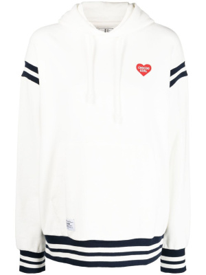 

Logo-patch drawstring hoodie, CHOCOOLATE Logo-patch drawstring hoodie