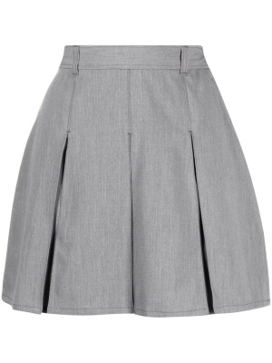 

Pleated high-waisted mini skirt, CHOCOOLATE Pleated high-waisted mini skirt