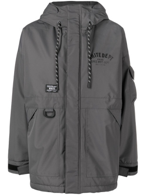 

Logo-print hooded jacket, CHOCOOLATE Logo-print hooded jacket
