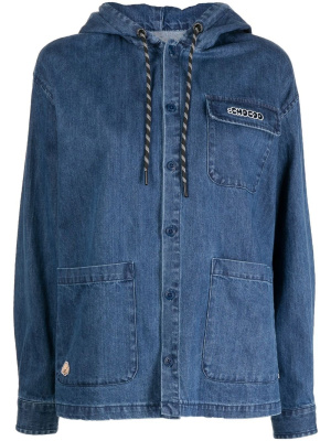 

Hooded denim jacket, CHOCOOLATE Hooded denim jacket